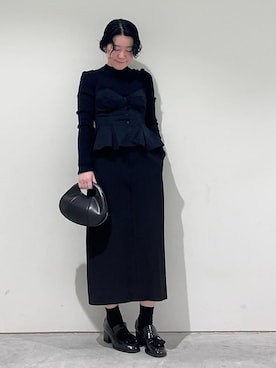 「HIROKO HAYASHI（ヒロコハヤシ）のアイテム」を使った、mc_hhさん（レディース・156cm）の冬コーディネート