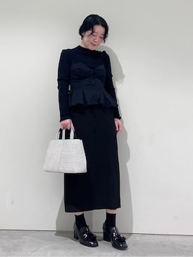 「HIROKO HAYASHI（ヒロコハヤシ）のアイテム」を使った、mc_hhさん（レディース・156cm）の冬コーディネート