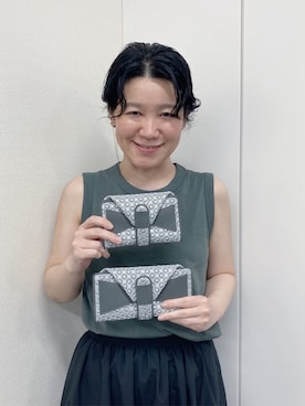 「ミニ財布」｜mc_hhさん（レディース・156cm）の夏コーディネート