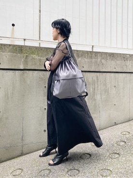 「HIROKO HAYASHI（ヒロコハヤシ）のアイテム（バックパック/リュック）」を使った、mc_hhさん（レディース・156cm）の夏コーディネート