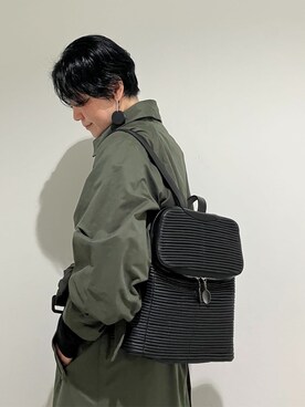「HIROKO HAYASHI（ヒロコハヤシ）のアイテム（バックパック/リュック）」を使った、mc_hhさん（レディース・156cm）の秋コーディネート