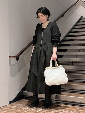 「HIROKO HAYASHI（ヒロコハヤシ）のアイテム」を使った、mc_hhさん（レディース・156cm）の春コーディネート