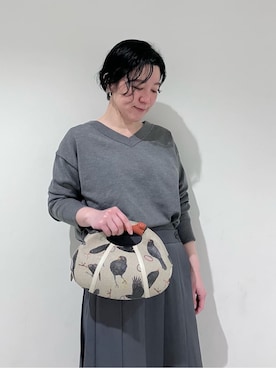 「HIROKO HAYASHI（ヒロコハヤシ）のアイテム」を使った、mc_hhさん（レディース・156cm）の冬コーディネート