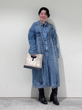 「HIROKO HAYASHI（ヒロコハヤシ）のアイテム」を使った、mc_hhさん（レディース・156cm）の冬コーディネート