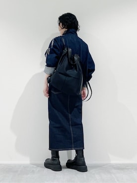 「HIROKO HAYASHI（ヒロコハヤシ）のアイテム（バックパック/リュック）」を使った、mc_hhさん（レディース・156cm）の夏コーディネート