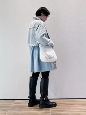 「HIROKO HAYASHI（ヒロコハヤシ）のアイテム」を使った、mc_hhさん（レディース・156cm）の春コーディネート