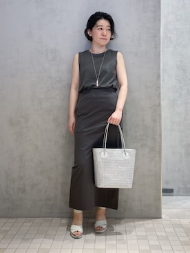 「ヒロコハヤシ」｜「アイテム（アクセサリー）」を使った、mc_hhさん（レディース・156cm）の春コーディネート