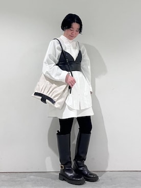 「HIROKO HAYASHI（ヒロコハヤシ）のアイテム」を使った、mc_hhさん（レディース・156cm）の春コーディネート