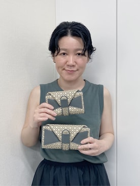 「ミニ財布」｜mc_hhさん（レディース・156cm）の夏コーディネート