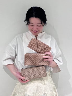 「HIROKO HAYASHI（ヒロコハヤシ）のアイテム」を使った、mc_hhさん（レディース・156cm）の春コーディネート