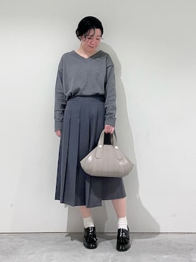 「HIROKO HAYASHI（ヒロコハヤシ）のアイテム」を使った、mc_hhさん（レディース・156cm）の冬コーディネート