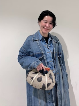 「HIROKO HAYASHI（ヒロコハヤシ）のアイテム」を使った、mc_hhさん（レディース・156cm）の冬コーディネート