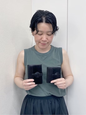 「ミニ財布」｜mc_hhさん（レディース・156cm）の夏コーディネート