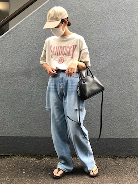 「Anss.me（アンスミー）のアイテム」を使った、pisa.さん（レディース・158cm）の夏コーディネート