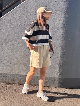 「アイテム（シューズ）」を使った、pisa.さん（レディース・158cm）の夏コーディネート