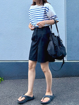 「DONOBAN（ドノバン）のアイテム」を使った、pisa.さん（レディース・158cm）の夏コーディネート