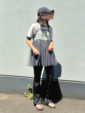 「DONOBAN（ドノバン）のアイテム」を使った、pisa.さん（レディース・158cm）の夏コーディネート