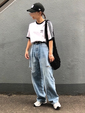 pisa.さんの（adidas | アディダス）を使ったコーディネート