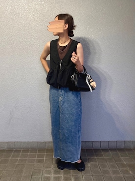 「GRL（グレイル）のアイテム」を使った、pisa.さん（レディース・158cm）の夏コーディネート