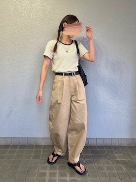 「Burner（バーナー）のアイテム」を使った、pisa.さん（レディース・158cm）の夏コーディネート