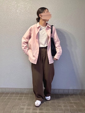 「adidas（アディダス）の【ムラサキスポーツ限定カラー登場！】adidas skateboarding/アディダス スケートボーディング メンズ レディース スニーカー SAMBA ADV サンバ スケシュー 421243959/421243956/421241906/421253946/421253947（スニーカー）」を使った、pisa.さん（レディース・158cm）の秋コーディネート