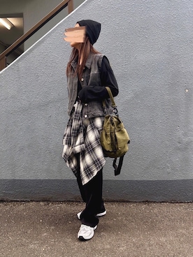 「ABYS（アビス）のアイテム」を使った、pisa.さん（レディース・158cm）の秋コーディネート