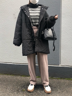 「Java（ジャバ）のアイテム」を使った、pisa.さん（レディース・158cm）の冬コーディネート