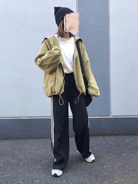 「Ifuru（イフル）のアイテム（ジャケット/アウター）」を使った、pisa.さん（レディース・158cm）の冬コーディネート