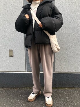 「Java（ジャバ）のアイテム」を使った、pisa.さん（レディース・158cm）の冬コーディネート