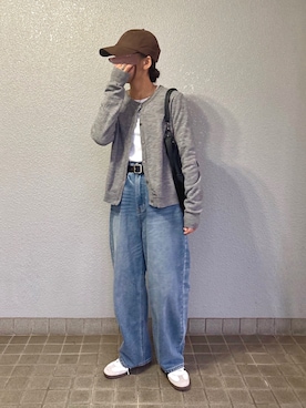 「adidas（アディダス）の【ムラサキスポーツ限定カラー登場！】adidas skateboarding/アディダス スケートボーディング メンズ レディース スニーカー SAMBA ADV サンバ スケシュー 421243959/421243956/421241906/421253946/421253947（スニーカー）」を使った、pisa.さん（レディース・158cm）の冬コーディネート