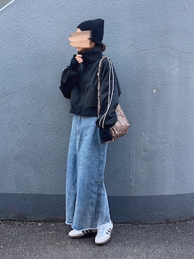 「アイテム（ジャージ）」を使った、pisa.さん（レディース・158cm）の秋コーディネート