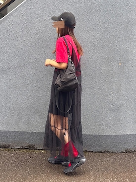 「アイテム（スニーカー）」を使った、pisa.さん（レディース・158cm）の夏コーディネート