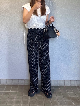 「ドット」｜pisa.さん（レディース・158cm）の秋コーディネート
