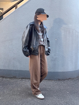 「adidas（アディダス）の【ムラサキスポーツ限定カラー登場！】adidas skateboarding/アディダス スケートボーディング メンズ レディース スニーカー SAMBA ADV サンバ スケシュー 421243959/421243956/421241906/421253946/421253947（スニーカー）」を使った、pisa.さん（レディース・158cm）の秋コーディネート