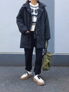 「Java（ジャバ）のアイテム」を使った、pisa.さん（レディース・158cm）の冬コーディネート