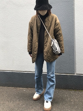 「Java（ジャバ）のアイテム」を使った、pisa.さん（レディース・158cm）の冬コーディネート