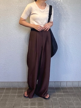 「CHAN ME（チャンミ）のアイテム」を使った、pisa.さん（レディース・158cm）の秋コーディネート