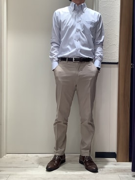 「長袖シャツ」｜BRICK HOUSE by Tokyo Shirts 稲沢リーフウォーク店さん（メンズ・176cm）の夏コーディネート