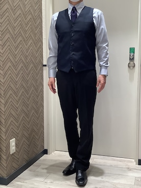 「ビジネスコーデ」｜BRICK HOUSE by Tokyo Shirts 稲沢リーフウォーク店さん（メンズ・175cm）の秋コーディネート