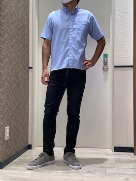 「アイテム（ビジネスシャツ）」を使った、BRICK HOUSE by Tokyo Shirts 稲沢リーフウォーク店さん（メンズ・175cm）の夏コーディネート