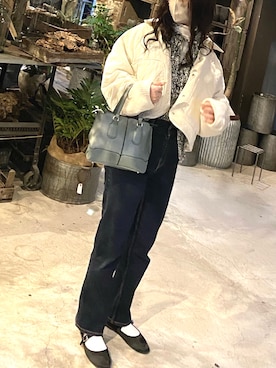 「OZOC（オゾック）のアイテム（パンツ）」を使った、コさん（レディース・161cm）の春コーディネート