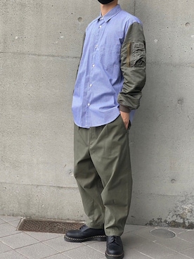 「COMME des GARCONS HOMME（コム デ ギャルソン・オム）のアイテム（ジャケット/アウター）」を使った、こんぺいとうさん（メンズ・170cm）の秋コーディネート