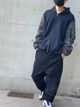 「COMME des GARCONS HOMME（コム デ ギャルソン・オム）のアイテム（ジャケット/アウター）」を使った、こんぺいとうさん（メンズ・170cm）の秋コーディネート