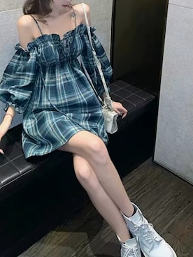 「韓国コーデ」｜「アイテム（その他）」を使った、contentoas　コンアスさん（レディース・164cm）の春コーディネート