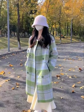 「韓国」｜「アイテム（その他）」を使った、contentoas　コンアスさん（レディース・158cm）の冬コーディネート