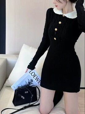 「ゆるニット」｜「アイテム（その他）」を使った、contentoas　コンアスさん（レディース・158cm）の秋コーディネート