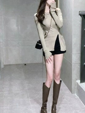 「韓国」｜「アイテム（その他）」を使った、contentoas　コンアスさん（レディース・158cm）の秋コーディネート