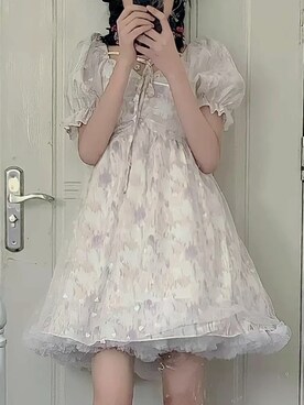 「韓国好きな人と繋がりたい」｜「アイテム（ワンピース/ドレス）」を使った、contentoas　コンアスさん（レディース・158cm）の春コーディネート