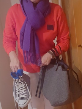 「LOEFF」｜「アイテム（スウェットパンツ）」を使った、yas55yesさん（レディース・169cm）の秋コーディネート