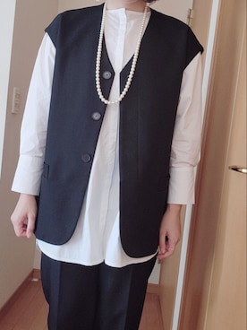 「ASTRAET（アストラット）のアイテム（パンツ）」を使った、yas55yesさん（レディース・169cm）の秋コーディネート